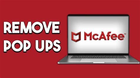 Block the McAfee renewal pop.